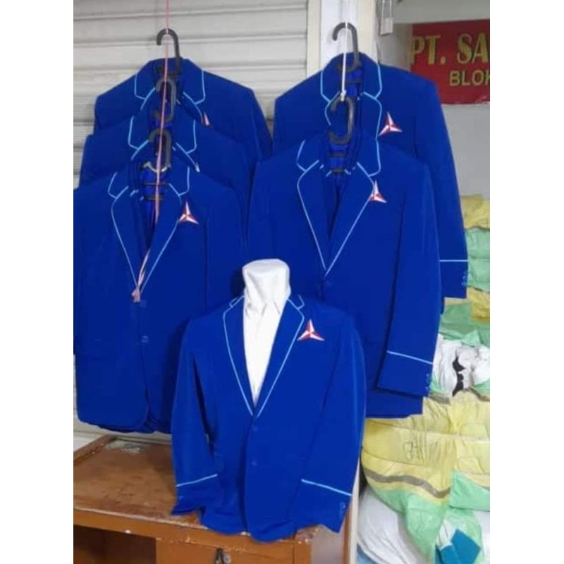 jas partai Demokrat,seragam partai Demokrat,baju partai demokrat