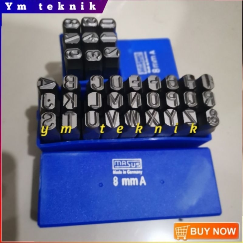 Angka Ketok Huruf 8 mm Mata Ketok Angka Dan Huruf 8mm Masus Germany Stamp Punch