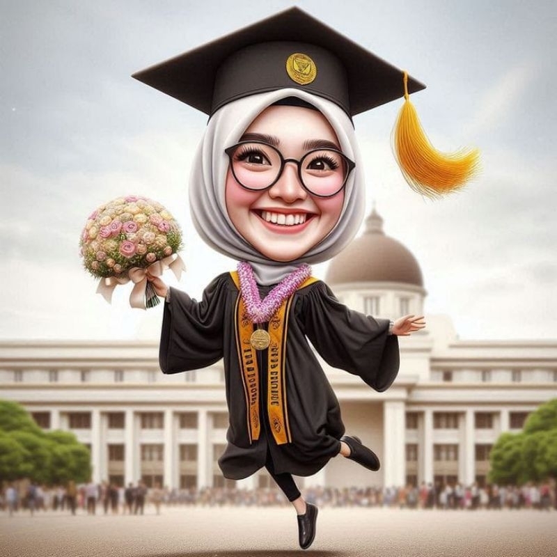 Edit Foto Wisuda TK - Kuliahan