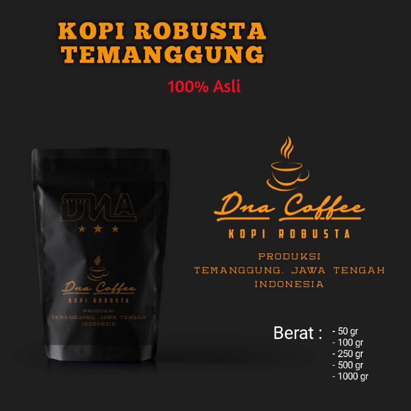 

Kopi Robusta Temanggung Original 100%