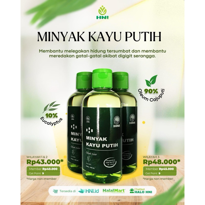 minyak kayu putih // minyak kayu putih herbal