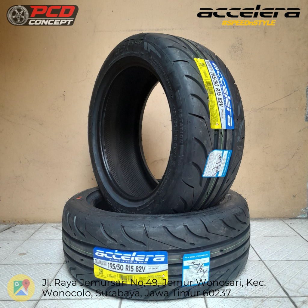 Ban 195 50 R15 ring 15 merk ACCELERA 651 SPORT TW 200 - ban sport/ semi slick