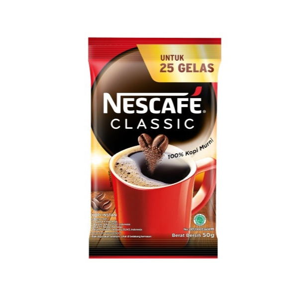 

Nescafe classic kopi murni 50 gram (45 gram)