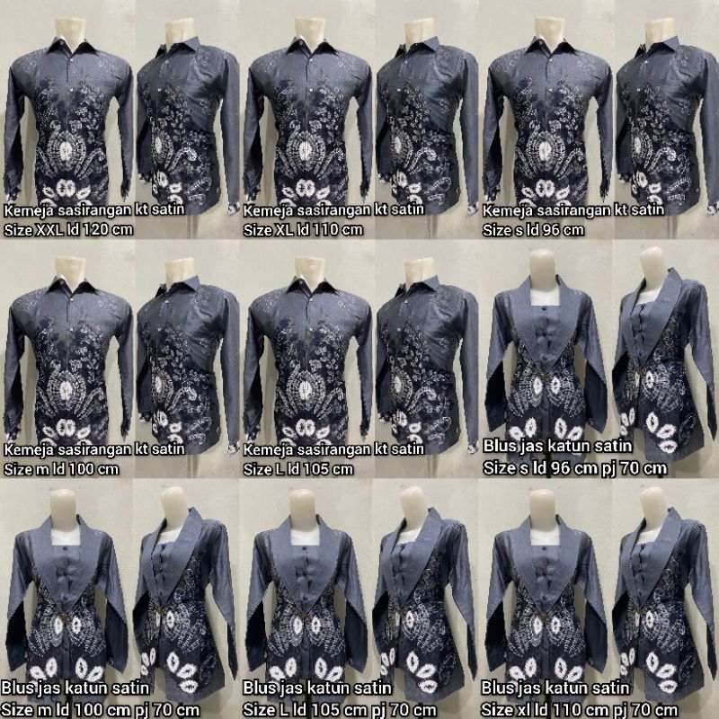 couple sasirangan bebas pilih ukuran