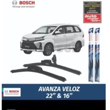Wiper Depan Toyota Avanza Veloz Frameless Original Bosch