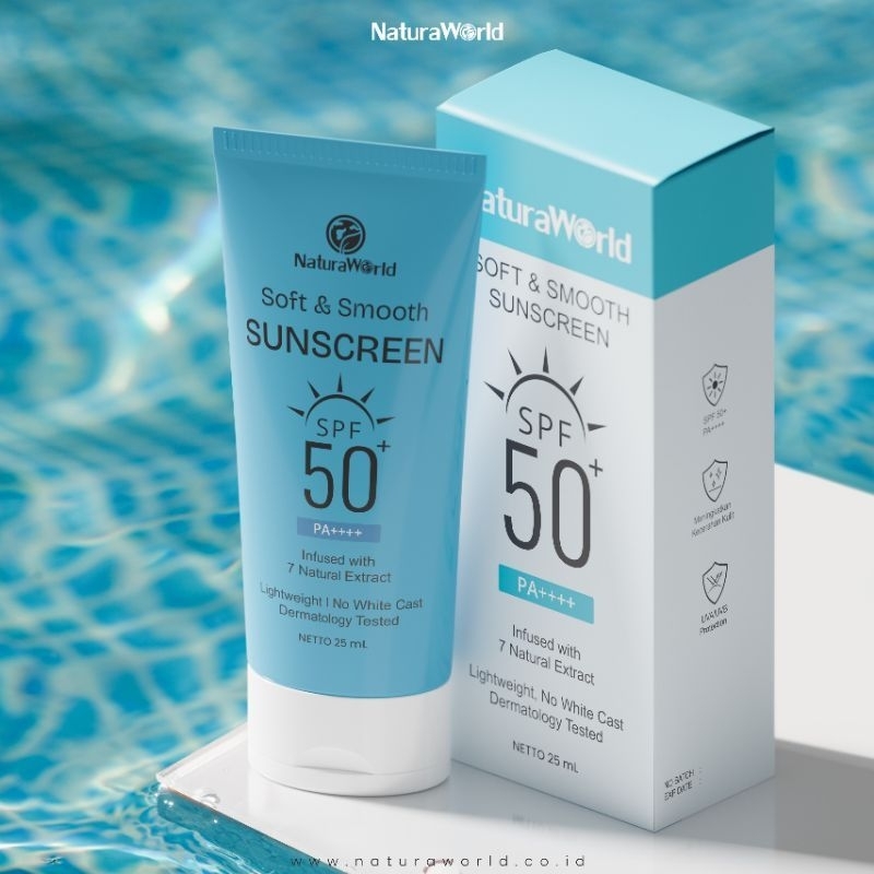 Sunscreen Naturaworld SPF 50 UV+Blue Light Protect