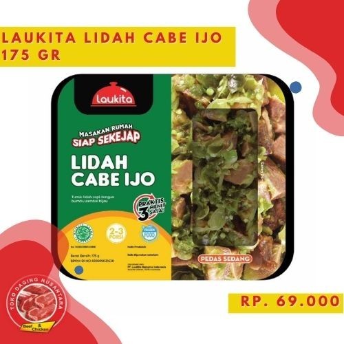 

LAUKITA LIDAH CABE IJO 175 GR