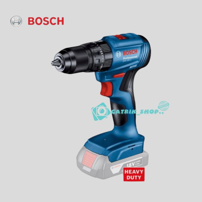 Bor Baterai Bosch 18v GSB 185 Bor Bosch GSB Hammer drill cordless 13mm (Unit Only)