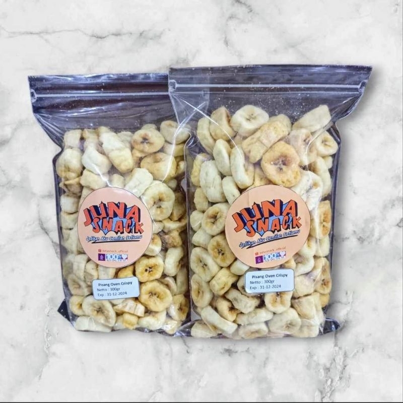 

pisang oven crispy khas banjarnegara 100gr / 300gr