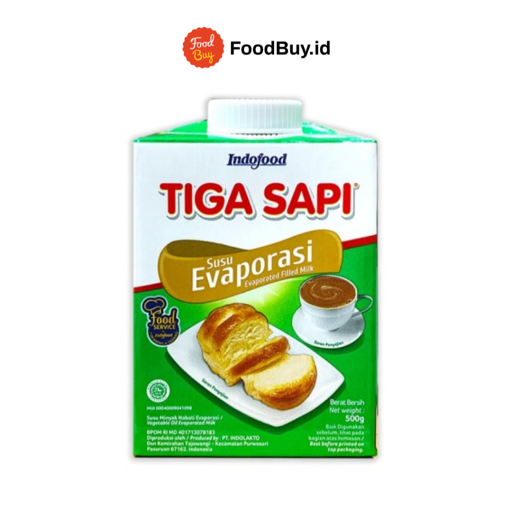 

Susu Tiga Sapi Evaporasi 500 gr