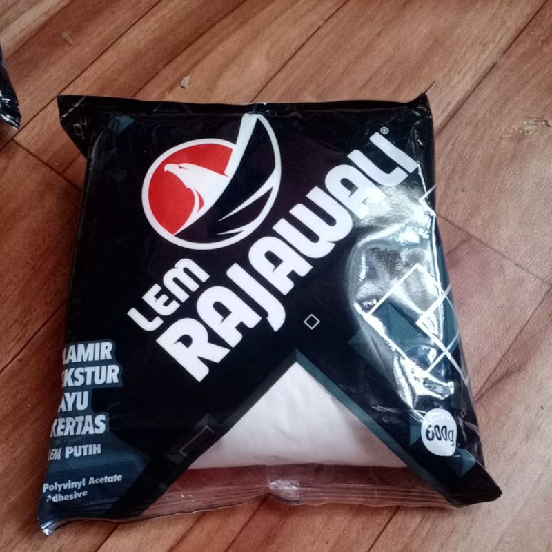 Lem Putih rajawali hitam 600 gram/ Lem Slime/ lem Kertas/lem Kayu/ PVAc 600 Gram