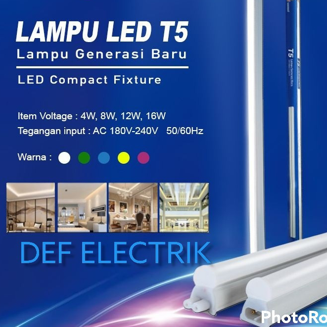 LAMPU SET T5 LED 120CM TL NEON LED TUBE 120CM