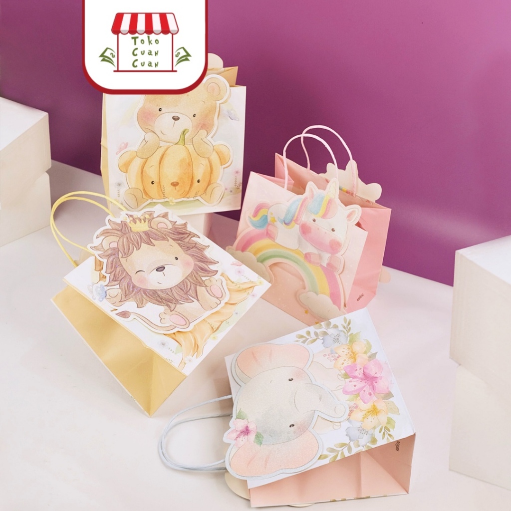 

TCC Paperbag 3D Surprice Ulang Tahun Happy Birthday Karton Craft Tebal Glittery Hologram Bungkus Kado Asthetic