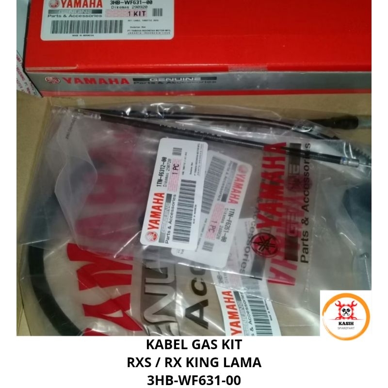 Kabel Gas Kit RX S / RX King Lama Original Yamaha Genuine Part