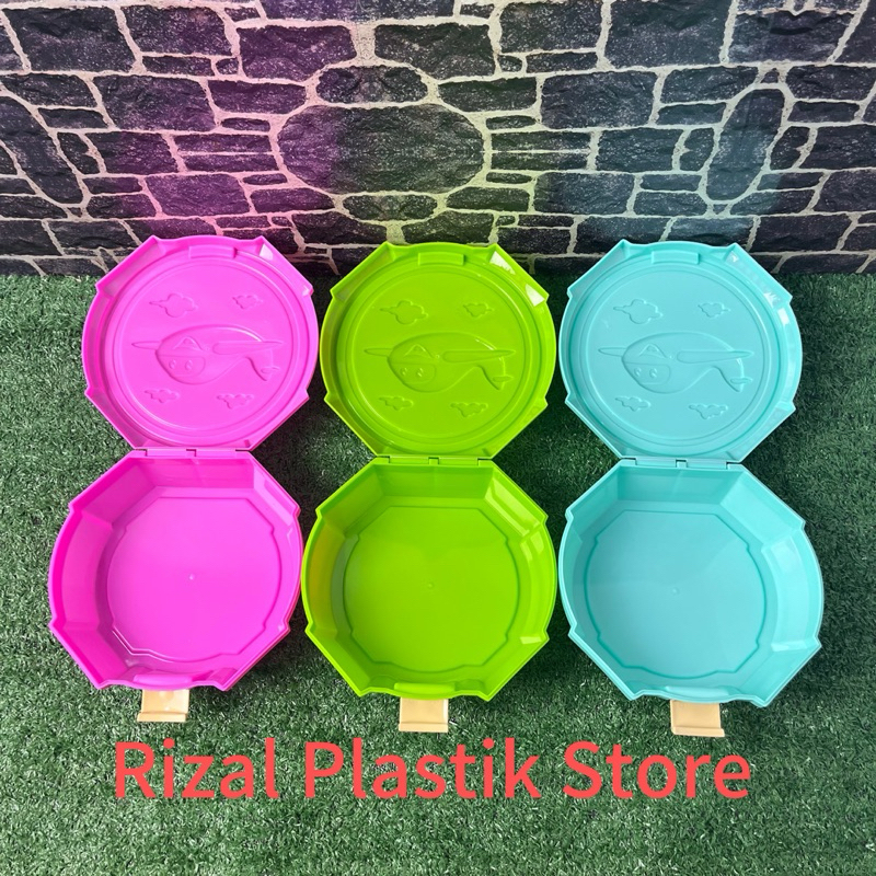 ( 6 PCS ) LUNCH BOX SUNEO LBE 01 YOYO WARNA | MISTING ANAK | TEMPAT MAKAN ANAK SEKOLAH | TEMPAT MAKA