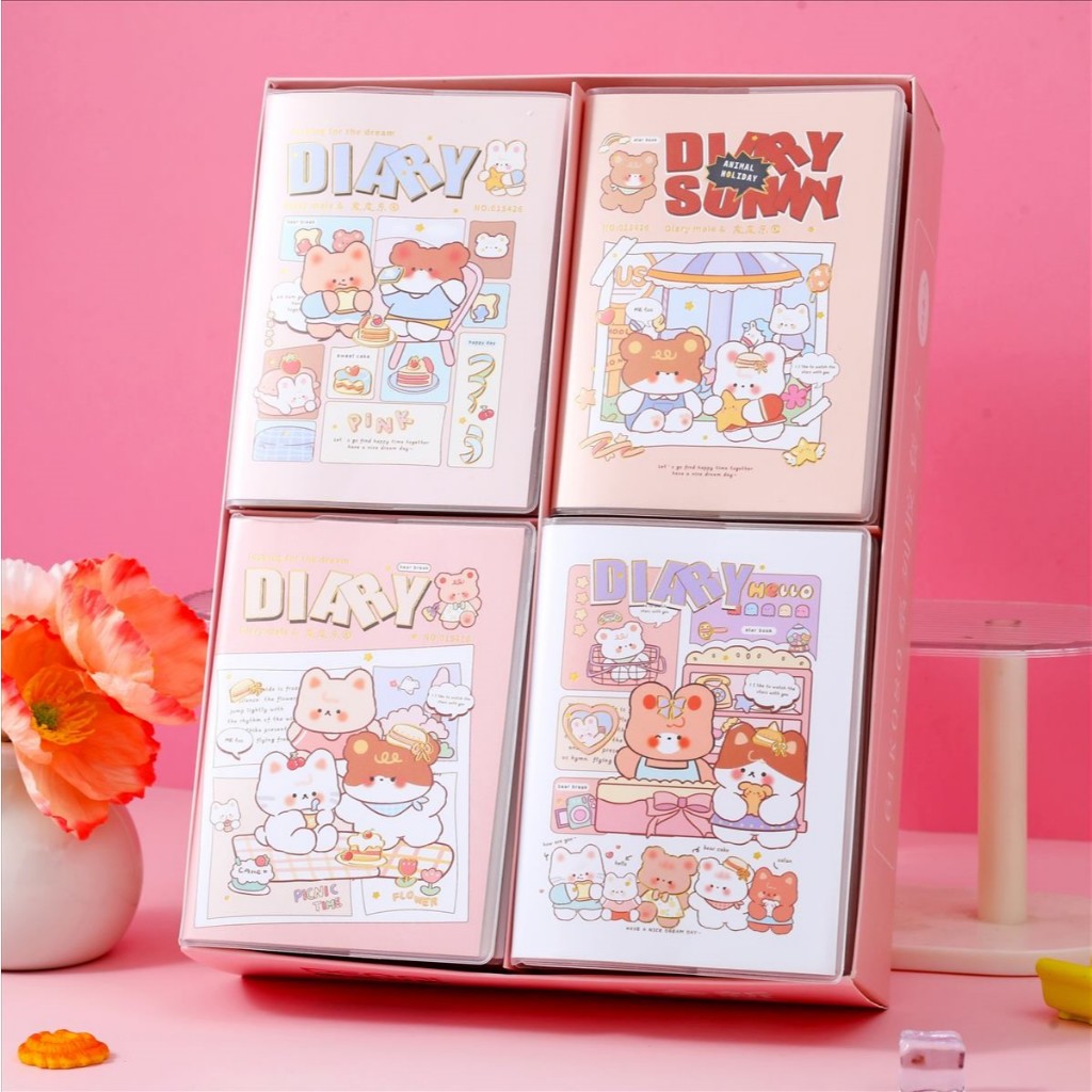 

NOTEBOOK A6 SPIRAL SERIES 80 LEMBAR CUTE BUKU TULIS KARAKTER LUCU BUKU CATATAN JURNAL DIARY MURAH