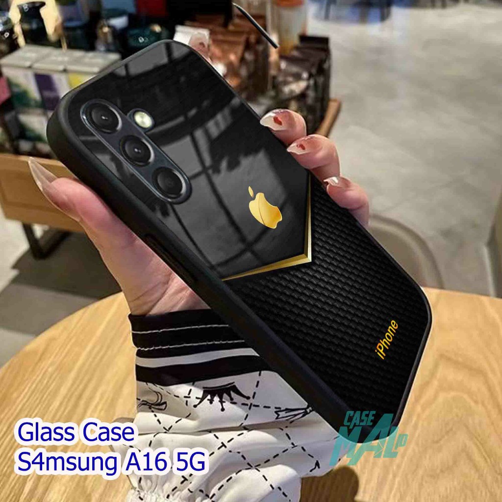 Softcase Kaca Samsung A16 Terbaru - Case Hp Samsung A16  [H02]