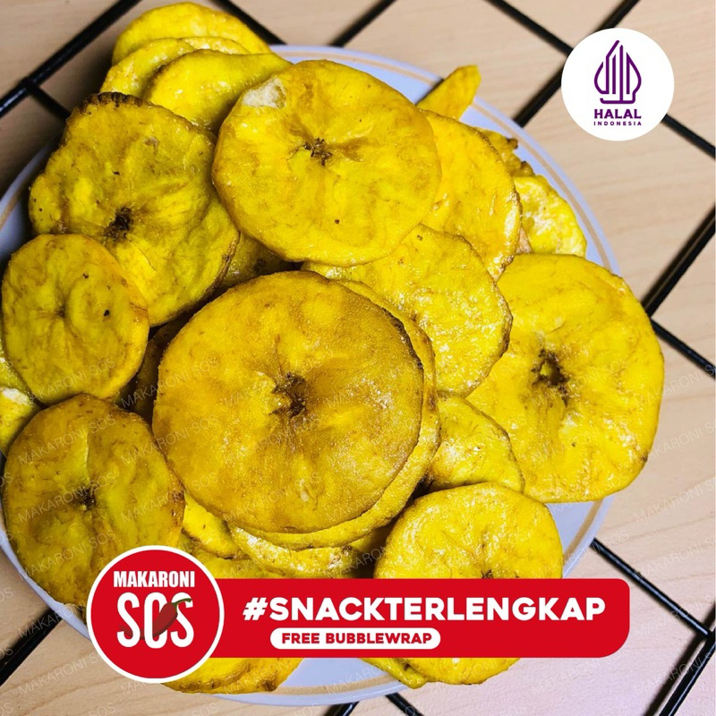 

Pisbul Pisang Bulat 1kg Keripik Pisang Bulat Manis Aroma Nangka