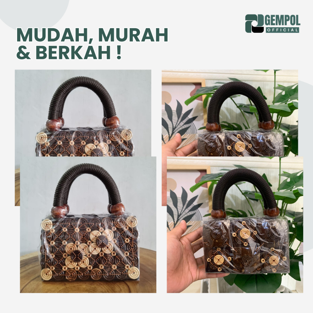 TAS BATOK KELAPA/TAS TEMPURUNG/ TAS OB MINI ULIR/ TAS UNIK/ TAS ANTIK/TAS WANITA/TAS DOMPET/TAS HP