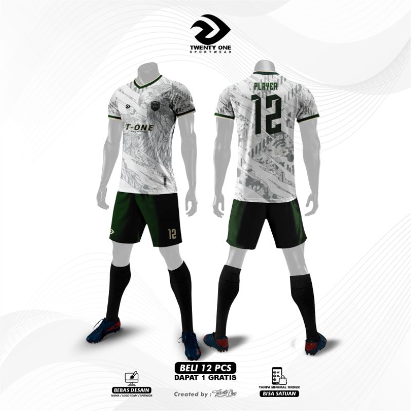custom jersey futsal/sepakbola eagle full print sublimasi free design logo& nickname