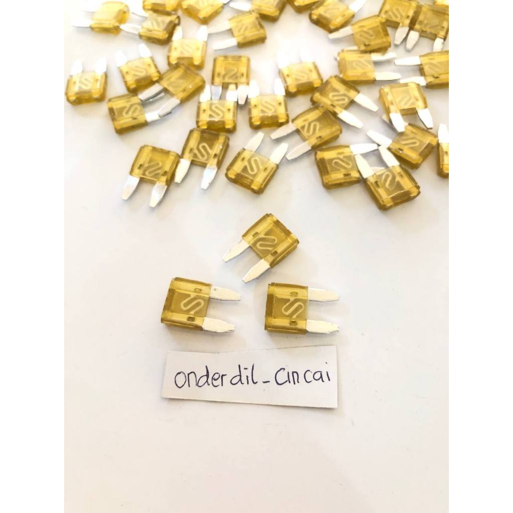 SEKRING TANCAP KECIL COKLAT 7.5A 7.5 A AMPERE SEKERING TANCEP FUSE TANCEP KOTAK