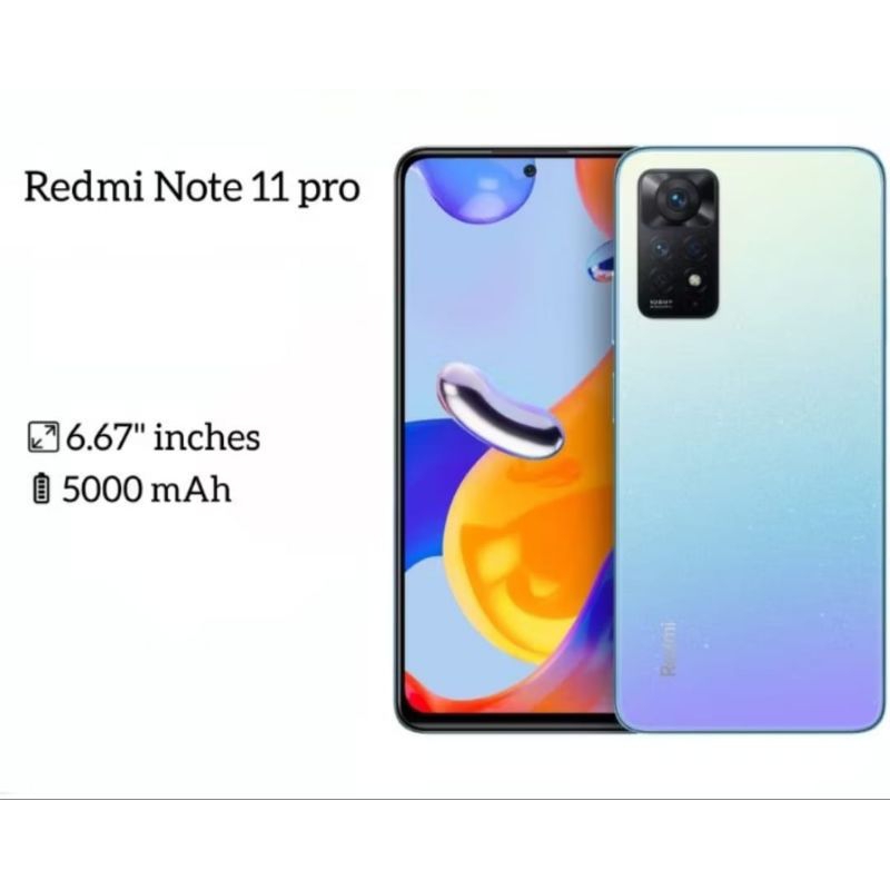 REDMI NOTE 11 PRO RAM 6+6/128GB ORIGINAL GARANSI RESMI
