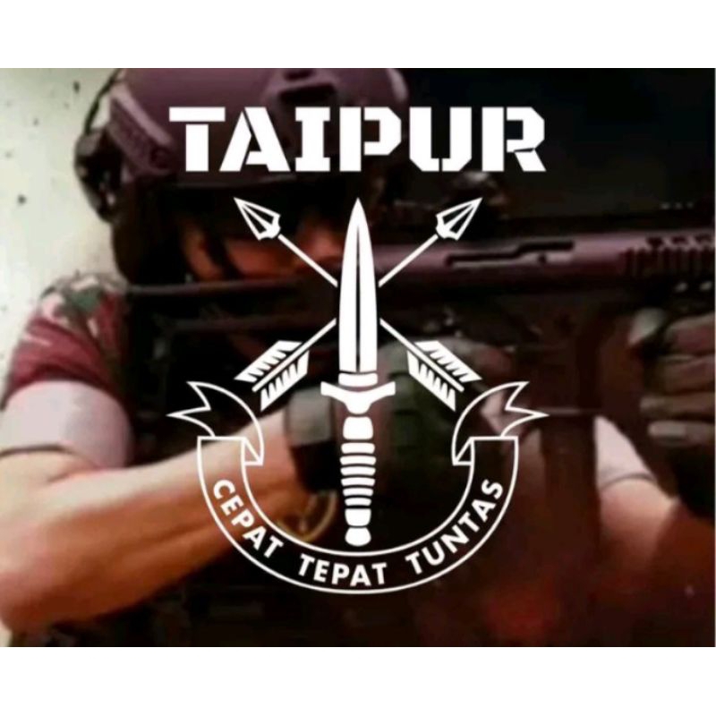 Sticker Cutting TAIPUR Kostrad TNI AD