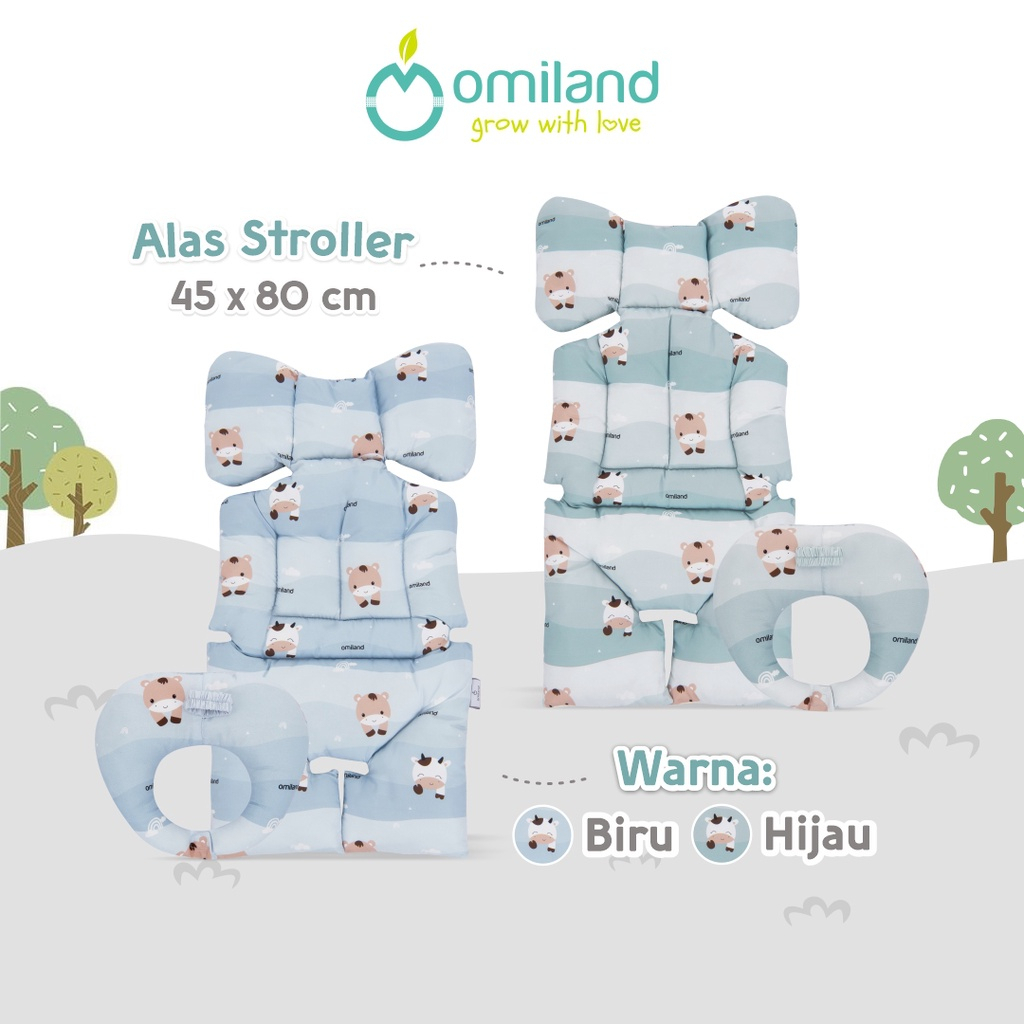 Omiland Alas Stroller Cow & Friends Series | Alas Stroller Bayi