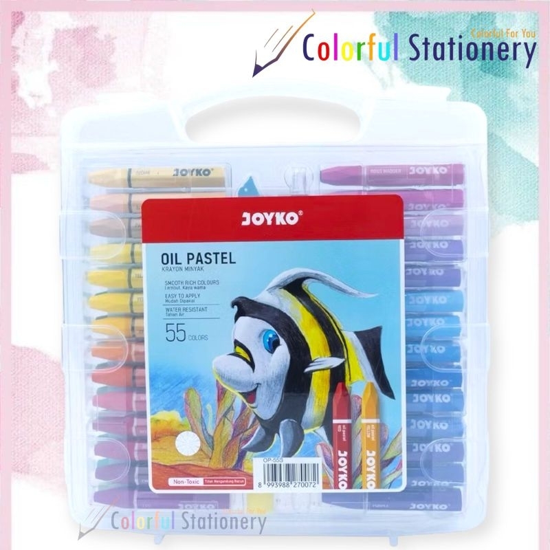 

Crayon Oil Pastel Joyko 55 Warna 55S