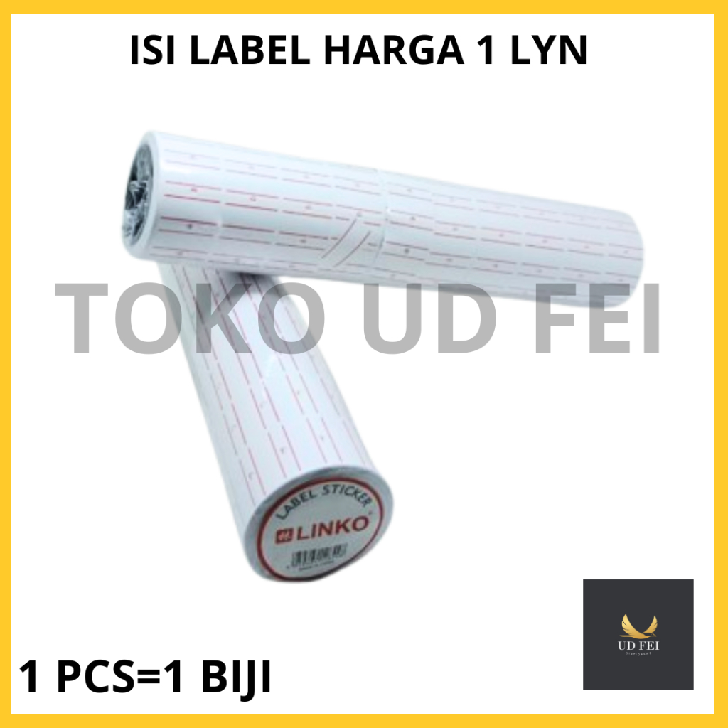 

(1 PCS=1BIJI) Isi Label Harga/ isi label harga LINKO/ Isi Label Harga 1 lyn LINKO