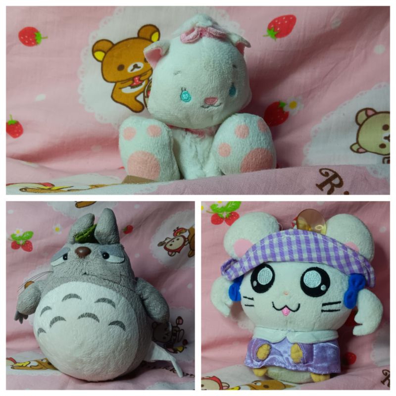 Boneka Marie Cat, Boneka Totoro, Boneka Hamtaro Ribbon