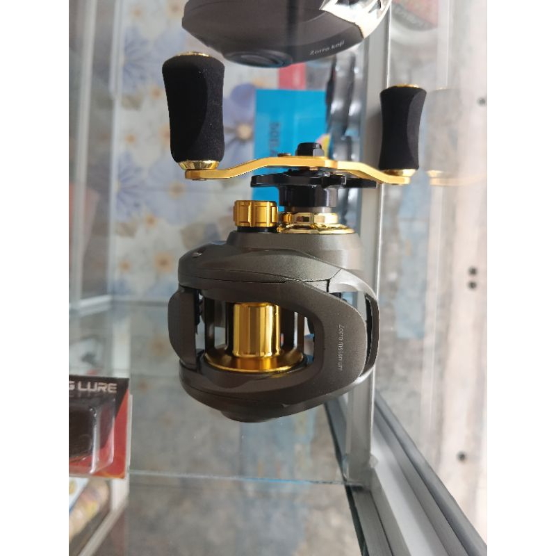 REEL BC ZORRO METANIUM sudah drag cliker reel baitcasting gabus
