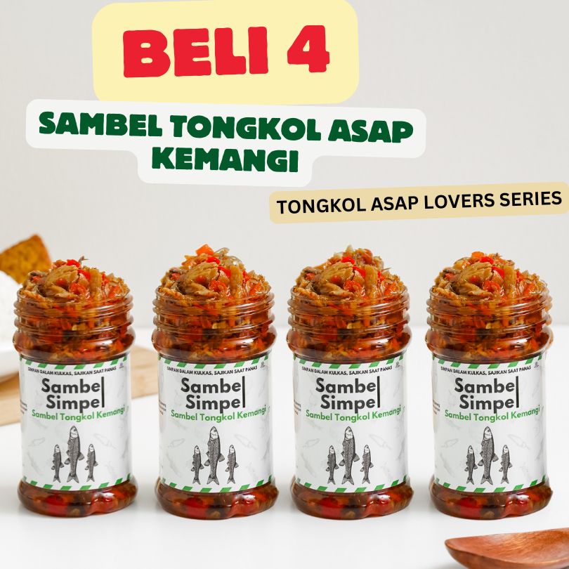 

Sambel Simpel - Sambel Tongkol Asap (Smoked) Kemangi - Isi 4