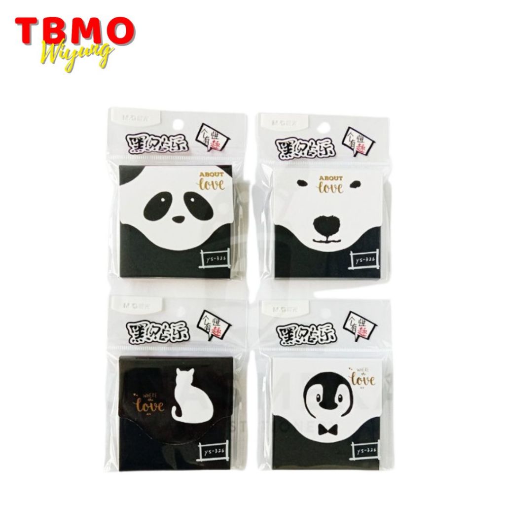 

Tbmo M&G 3X3` Sticky Notes Black Color 60S Isi 60 76X76MM