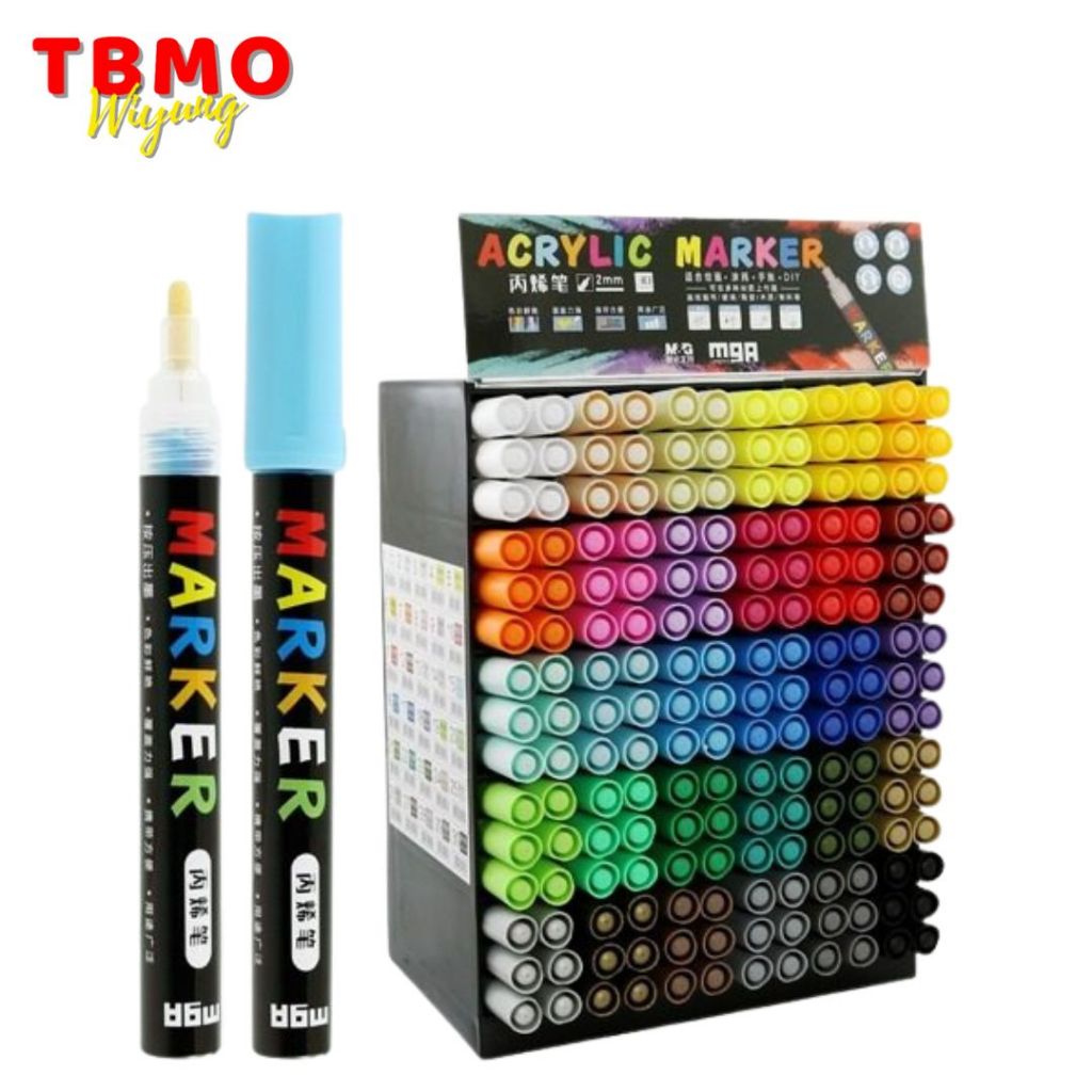 

Tbmo (Pcs) M&G Acrylic Marker Color / Spidol akrilik