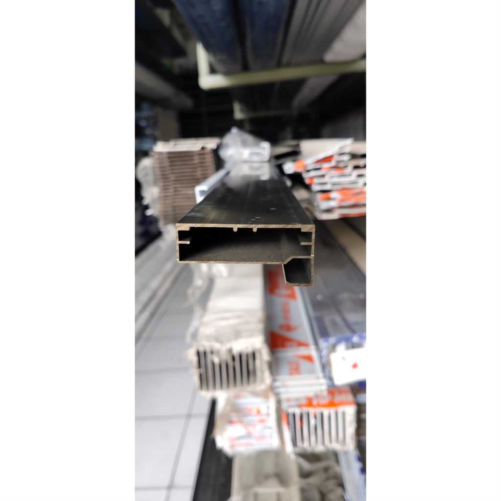Profil Lis Bingkai Frame Aluminium Kaca Lemari Kitchen