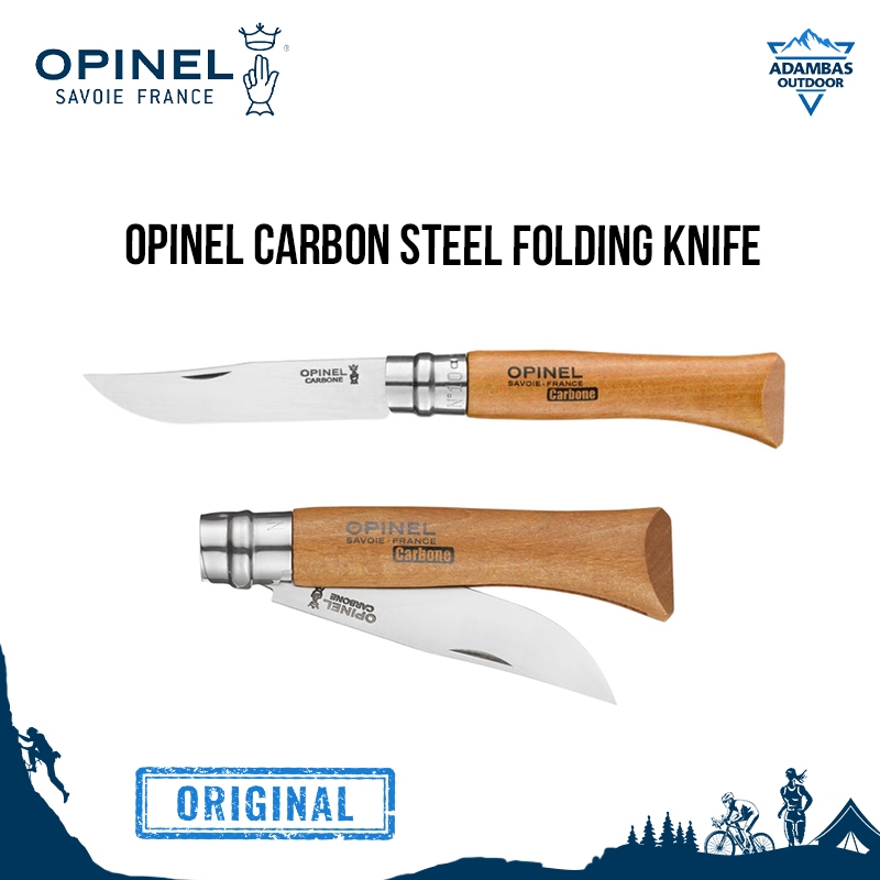 Opinel Carbon Steel Folding Knife - Pisau Lipat Outdoor