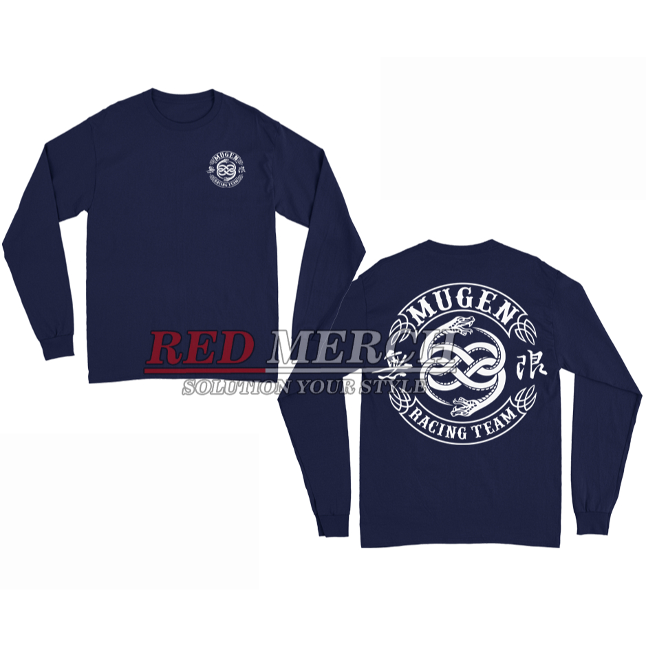 KAOS BAJU LONGSLEEVES LENGAN PANJANG MUGEN RACING TEAM HIGH AND LOW THE SWORD