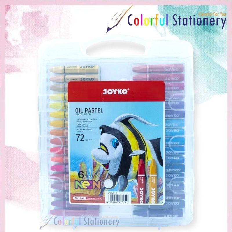 

Crayon Oil Pastel Joyko 72 Warna 72S