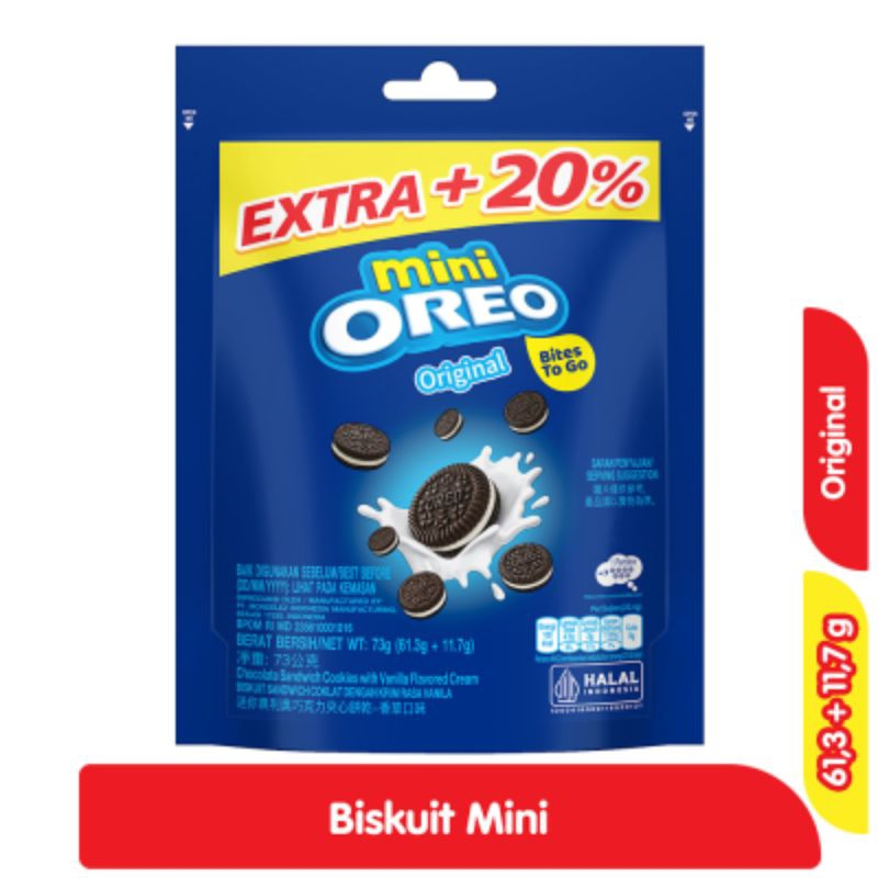 

Mini Oreo Original 73gr per pcs