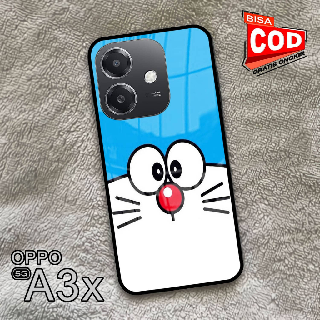 Softcase Glass Kaca | Case Kaca | Casing Kaca | OPPO A3X [S39]