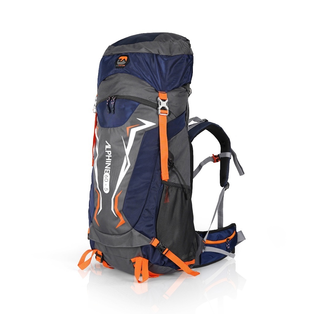 Tas Carier Zarventure Alphine 60 + 5L Tas Gunung Tas Karier Original Tas Ransel Pria Backpack
