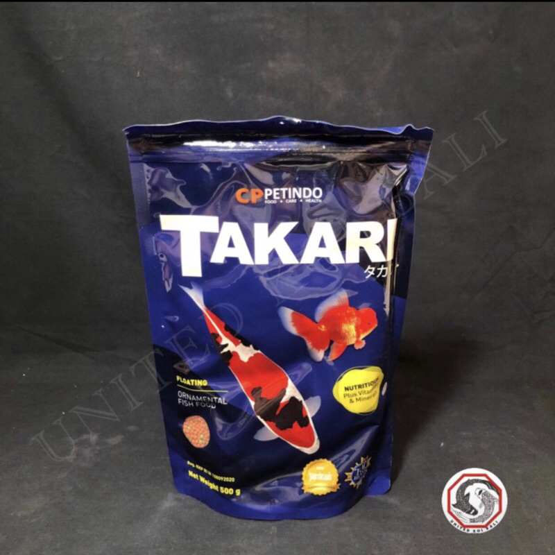 Pakan Ikan Koi ~ TAKARI MIX  500 Gram