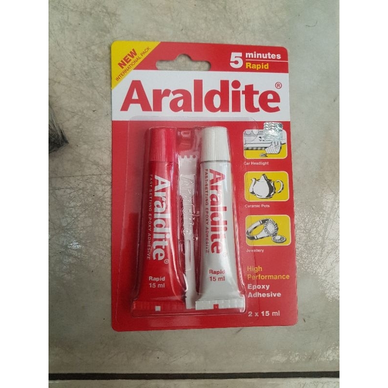 

LEM ARALDITE MERAH / LEM 5 MENIT / LEM ARALDITE RAPID