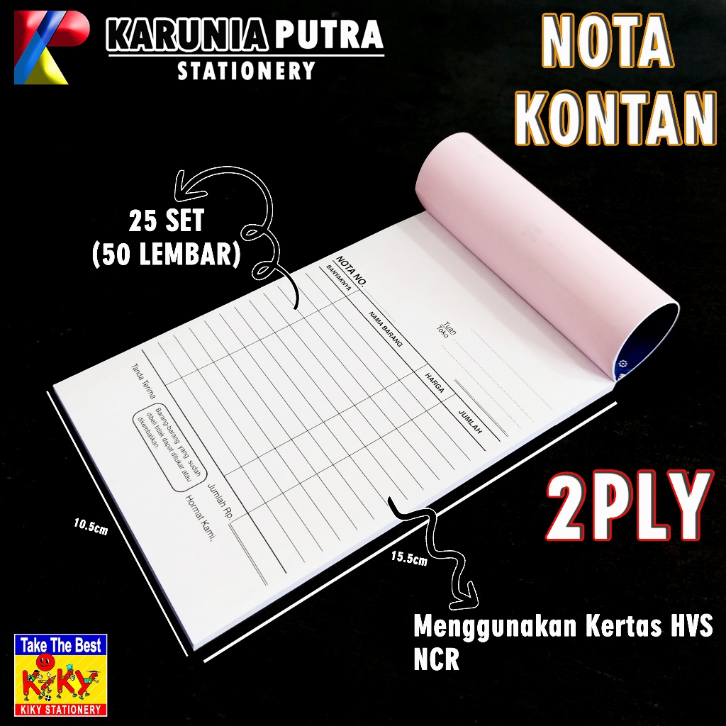 

Nota Kontan 2Ply Kiky 1pcs 50Lembar