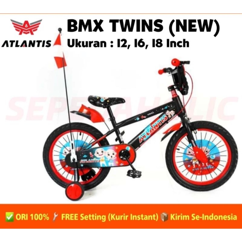 Sepeda BMX 16 Atlantis TWINS Murah