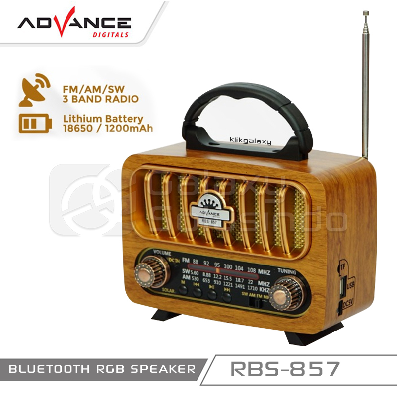 ADVANCE RBS857 Clasic Bluetooth Speaker