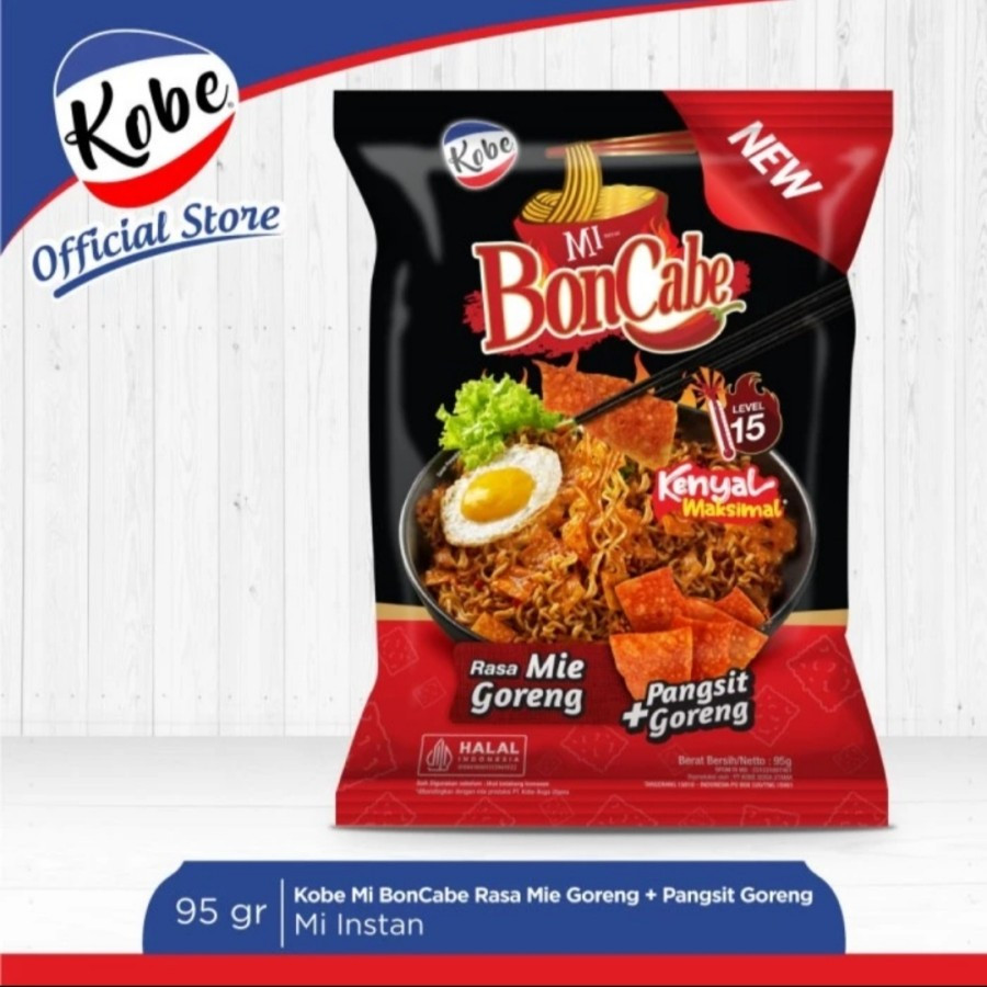 

Mi Bon Cabe Boncabe Rasa Mie Goreng + Pangsit Goreng