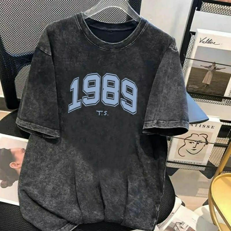 KAOS WASHED TS 1989 KAOS OVERSIZE WASHING BLACK