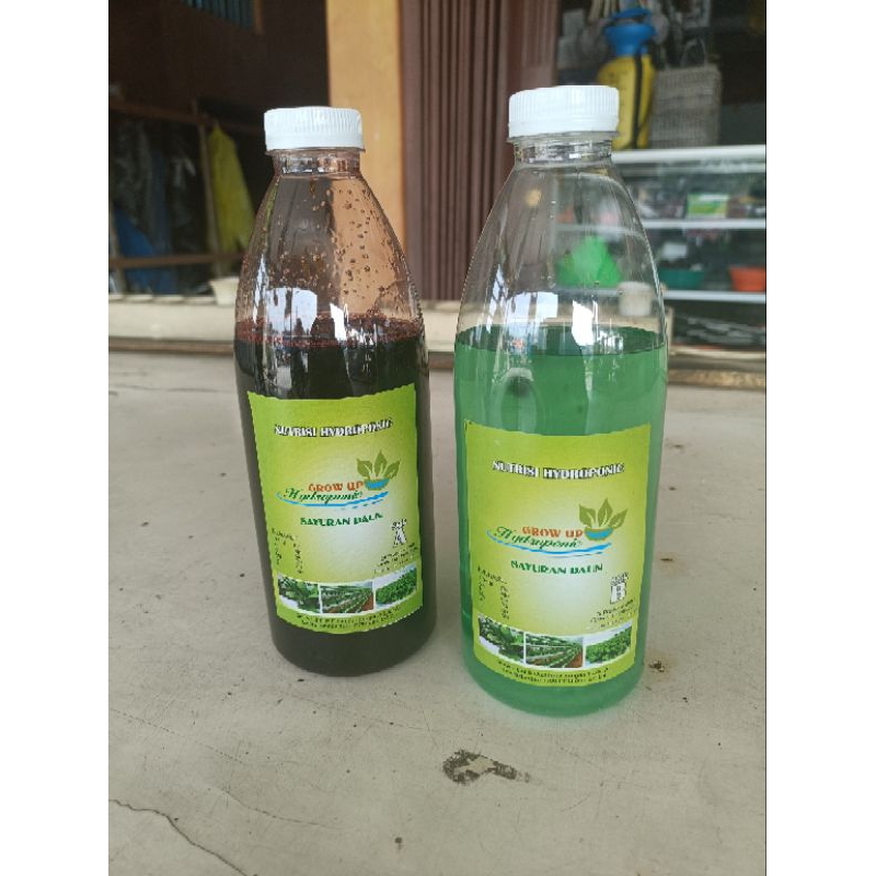 AB mix cair botol nutrisi hidroponik terbaik